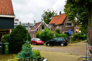 Zaandijk, Hollanda, Ağustos 2019. Kuzeydoğu Amsterdam küçük bir yer.