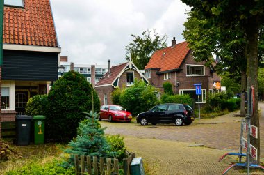 Zaandijk, Hollanda, Ağustos 2019. Kuzeydoğu Amsterdam küçük bir yer.
