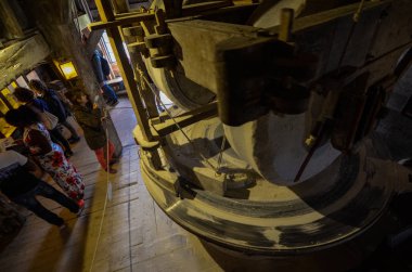 Zaanse Schans, Hollanda, Ağustos 2019. Kuzeydoğu Amsterdam bir zıpkındır.