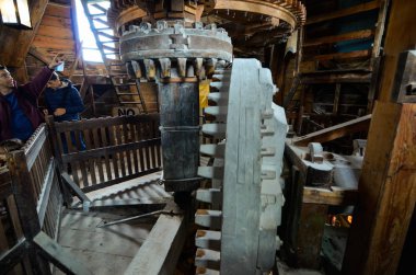 Zaanse Schans, Hollanda, Ağustos 2019. Amsterdam 'ın kuzeydoğusu...