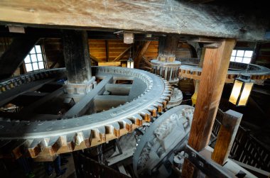 Zaanse Schans, Hollanda, Ağustos 2019. Amsterdam 'ın kuzeydoğusu...