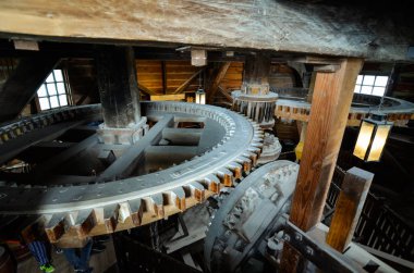 Zaanse Schans, Hollanda, Ağustos 2019. Amsterdam 'ın kuzeydoğusu...