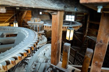Zaanse Schans, Hollanda, Ağustos 2019. Amsterdam 'ın kuzeydoğusu...