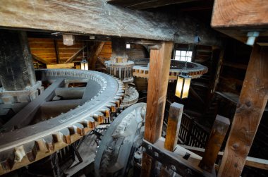Zaanse Schans, Hollanda, Ağustos 2019. Amsterdam 'ın kuzeydoğusu...