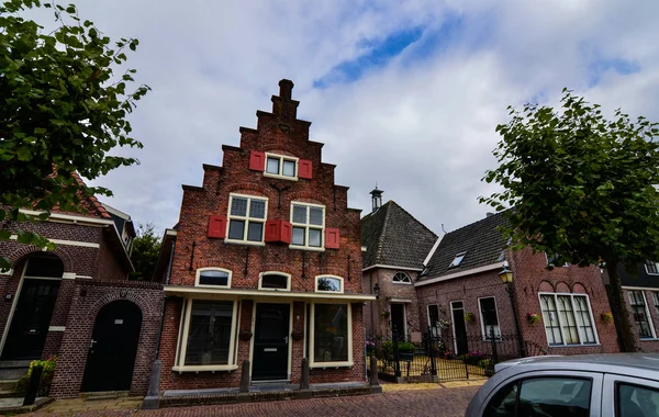 Edam, Holanda, agosto de 2019. A arquitetura do Edam — Fotografia de Stock