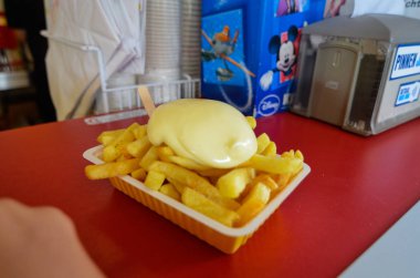 Oosterscheldekering, Hollanda, Ağustos 2019. Ana yemek.