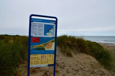 Oosterschelde, Hollanda, Ağustos 2019. Giriş kartlarından biri.