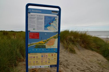 Oosterschelde, Hollanda, Ağustos 2019. Giriş kartlarından biri.