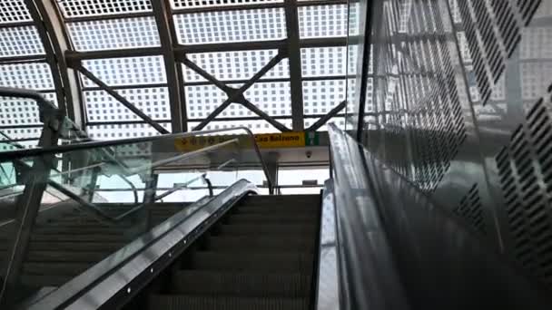 Hlavní Hala Železniční Stanice Porta Susa Turín Piemont Itálie — Stock video