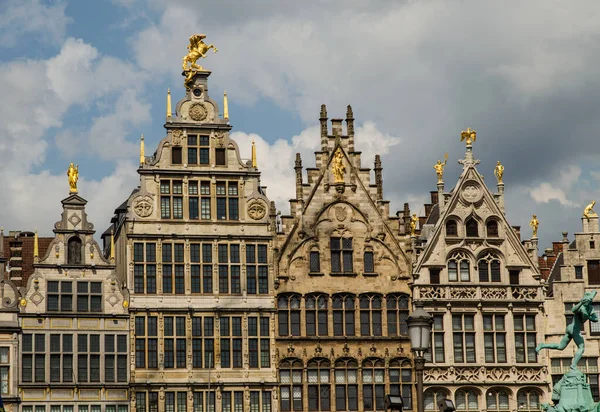 Antuérpia Flandres Bélgica Agosto 2019 Belo Dia Ensolarado Detalhe Das — Fotografia de Stock