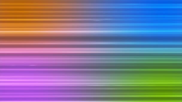 Broadcast Horizontal Hi-Tech Lines, Multi Color, Abstract, Loopable, 4K — Stock Video