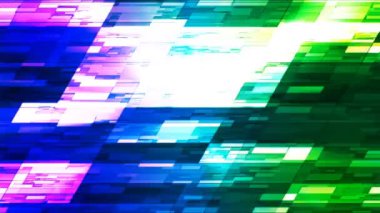 Pırıltı yatay eğik yüksek teknoloji küçük barlar, çok renkli, Abstract, Loopable, 4k