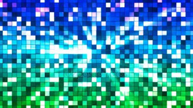 Yüksek teknoloji kareler, çok renkli, Abstract, Loopable, 4 k pırıltı yayın