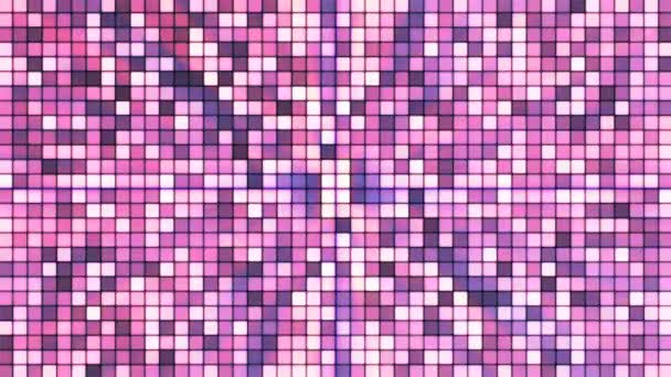 Broadcast Twinkling Hi-Tech Cubes, Purple, Abstract, Loopable, 4K — Stock Video