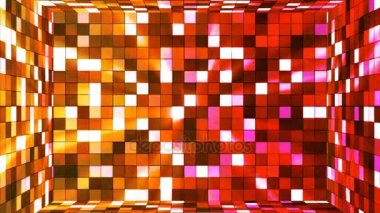 Yayın yüksek teknoloji pırıltı Oda, çok renkli, Abstract, Loopable, 4 k kareler