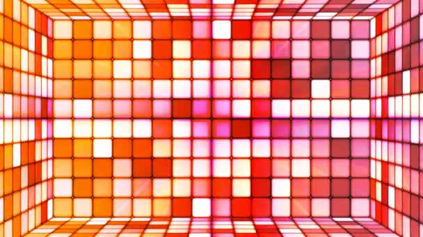 Salle des cubes Hi-Tech Twinkling, multicolore, abstrait, boucle, 4K — Video