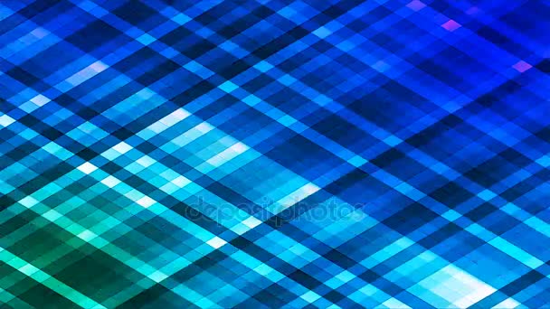 Difusión Twinkling Diamond Hi-Tech Strips, Azul, abstracto, Loopable, 4K — Vídeos de Stock