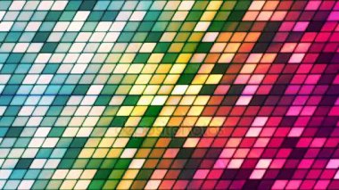 Pırıltı eğik yüksek teknoloji küpleri, çok renkli, Abstract, Loopable, 4 k yayın