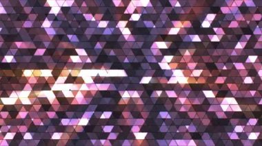 Yayın pırıltı yüksek teknoloji üçgenler, mor, soyut, Loopable, 4 k kare