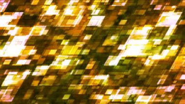 Yayın pırıltı eğik yüksek teknoloji kareler, yeşil, soyut, Loopable, 4k