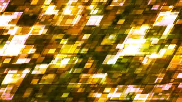 Broadcast Twinkling Slant Hi-Tech Squares, Green, Abstract, Loopable, 4K — Stock Video