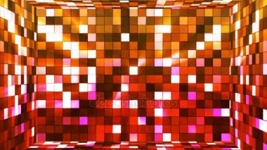 Yayın yüksek teknoloji pırıltı Oda, çok renkli, Abstract, Loopable, 4 k kareler