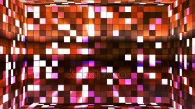Yayın yüksek teknoloji pırıltı Oda, çok renkli, Abstract, Loopable, 4 k kareler