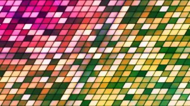 Pırıltı eğik yüksek teknoloji küpleri, çok renkli, Abstract, Loopable, 4 k yayın