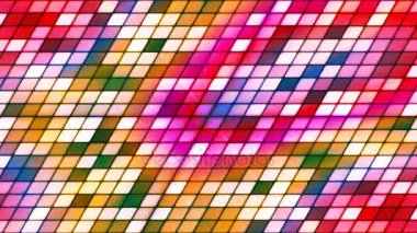 Pırıltı eğik yüksek teknoloji küpleri, çok renkli, Abstract, Loopable, 4 k yayın