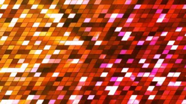Pırıltı eğik yüksek teknoloji kareler, çok renkli, Abstract, Loopable, 4 k yayın