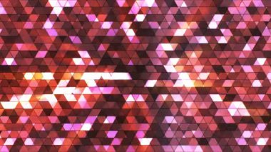 Yayın pırıltı yüksek teknoloji üçgenler, Bordo, soyut, Loopable, 4 k kare