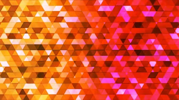 Hi-Tech Triangles, Multi Color, Abstract, Loopable, 4K — стоковое видео