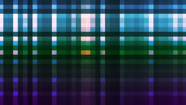 Εκπομπή αστράφτοντας Hi-Tech λουρίδες, πολλαπλών χρώμα, αφηρημένη, Loopable, 4k — Αρχείο Βίντεο