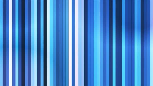 Uitzending fonkelende verticale Hi-Tech balken, blauw, Abstract, loopbare, 4k — Stockvideo