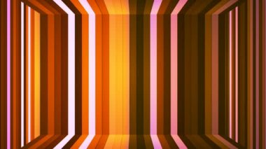 Sönen dikey yüksek teknoloji Bar Oda, turuncu, soyut, Loopable, 4 k yayın
