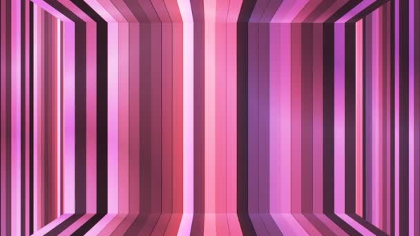 Twinkling Vertical Hi-Tech Bars Room, Magenta, Abstrait, Loopable, 4K 