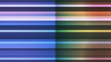 Yatay yüksek teknoloji barlar, çok renkli, Abstract, Loopable, 4 k pırıltı yayın