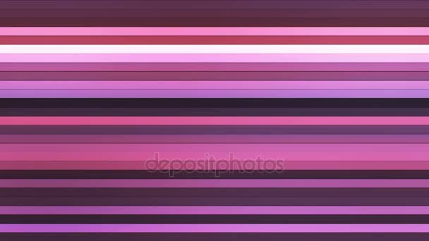 Radiodiffusion Twinkling Horizontal Hi-Tech Bars, Violet, Abstrait, Boucle, 4K — Video