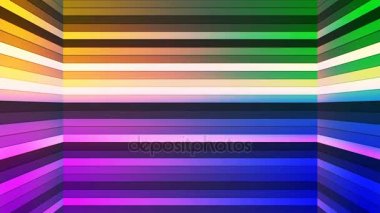 Yüksek teknoloji yatay çubuklar şaft, çok renkli, Abstract, Loopable, 4 k pırıltı yayın