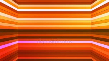 Pırıltı yatay yüksek teknoloji çubuklar şaft, turuncu, soyut, Loopable, 4 k yayın