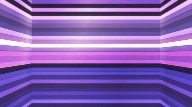 Pırıltı yatay yüksek teknoloji çubuklar şaft, mor, soyut, Loopable, 4 k yayın