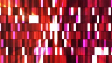 Pırıltı yüksek teknoloji küçük barlar, kırmızı, soyut, Loopable, 4 k yayın