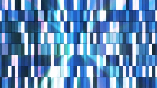 Transmissão Twinkling Hi-Tech Bares pequenos, Azul, Abstrato, Loopable, 4K — Vídeo de Stock
