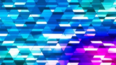 Parıldayan elmas yüksek teknoloji küçük barlar, mavi, soyut, Loopable, 4 k yayın