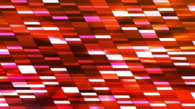 Pırıltı yatay eğik yüksek teknoloji küçük barlar, kırmızı, soyut, Loopable, 4k
