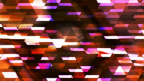 Broadcast Twinkling Diamond Hi-Tech pequeñas barras, multicolor, abstracto, Loopable, 4K — Vídeos de Stock