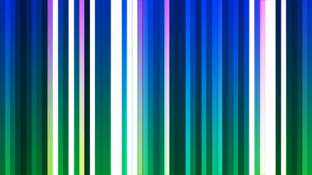 Barres verticales de haute technologie de scintillement de diffusion, multicolore, abstrait, boucle, 4K — Video