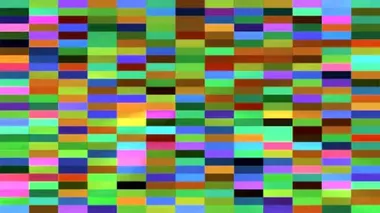 Yatay küçük kare yüksek teknoloji barlar, çok renkli, Abstract, Loopable, 4 k pırıltı