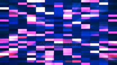Yatay küçük kare yüksek teknoloji barlar, çok renkli, Abstract, Loopable, 4 k pırıltı