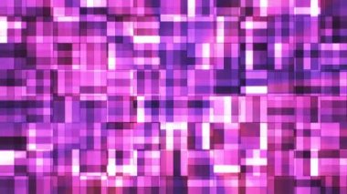 Yayın Twinkling Kareli Hi-Tech Bloklar, Macenta, Soyut, Loopable, 4k